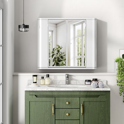 Armoire de salle de bain avec miroir