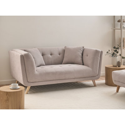 Sofa 2 Seater Temira Fabric Taupe