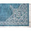 Tapis bleu / gris en polypropylène tissé à la machine à motif oriental Craighead-245232080