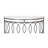 Olympia 41'' Marble Top Console Table