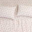 Ensemble de draps 100% coton avec poches profondes, draps en percale douillette avec ensemble de literie et de taies d'oreiller 4 pièces, rose floral-398994218-272599465