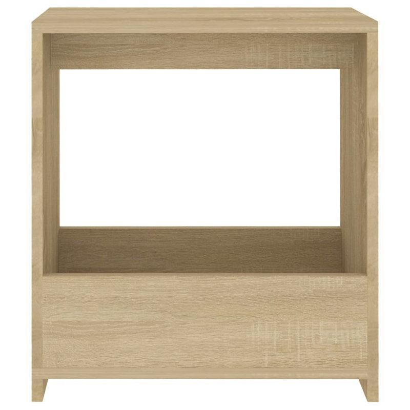 Goben Block End Table, Sonoma Oak, Sonoma Oak