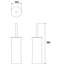 Modular Free Standing Toilet Brush Holder