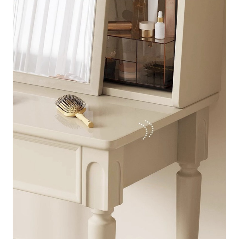 Modern Small Simple White Dressing Table