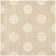 Damask Handmade Tufted Beige/Ivory Area Rug