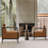 Tahia Upholstered Accent Chair with Metal Frame
