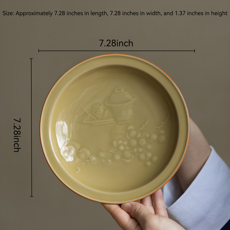 Assiette de trempage Ding Kiln
