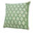20" Green And White Geometric Cotton Throw Pillow-425905140-430725522