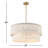 Aretha 5-Light Pendant In Natural Brass