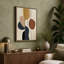 Organic Alignment Mid-Century - Wrapped Canvas-131762199-131762197