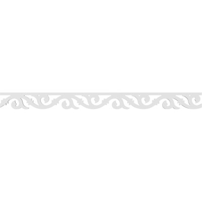 4"H x 5/8"P x 48"L Redford Architectural Grade PVC Running Trim