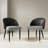 Kimla Faux Leather Solid Back Side Chair With Metal Leg-917453827