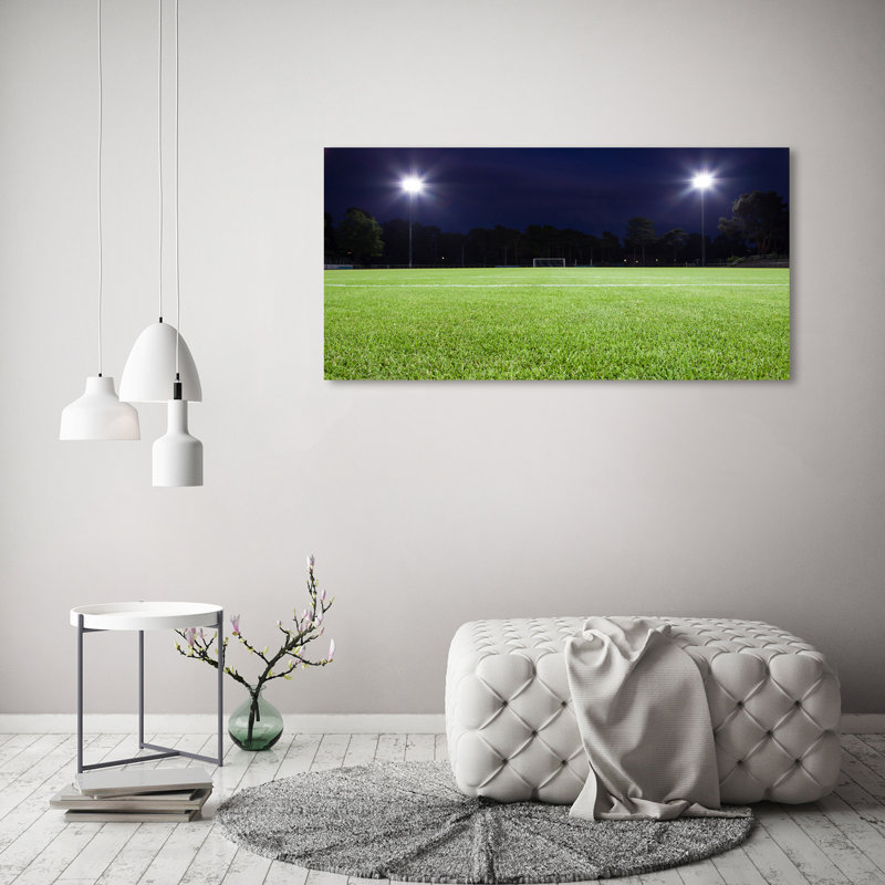 Football Turf - Wrapped Canvas Print