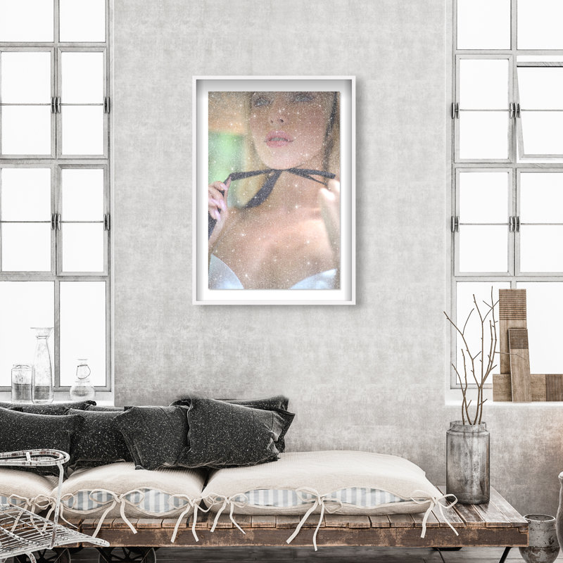 Yours Forever Canvas Fashion Print by Oliver Gal, 31.5"H x 21.5"W, White Frame