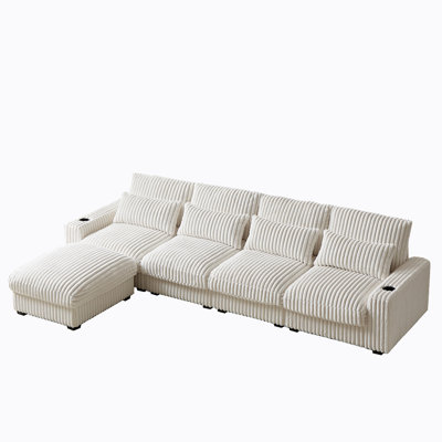 5 - Piece Upholstered Sectional by Ebern Designs