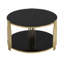 Table basse moderne en verre 31,5 po-878807971