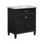 Meuble-lavabo simple 30 po avec comptoir en céramique-1055635401