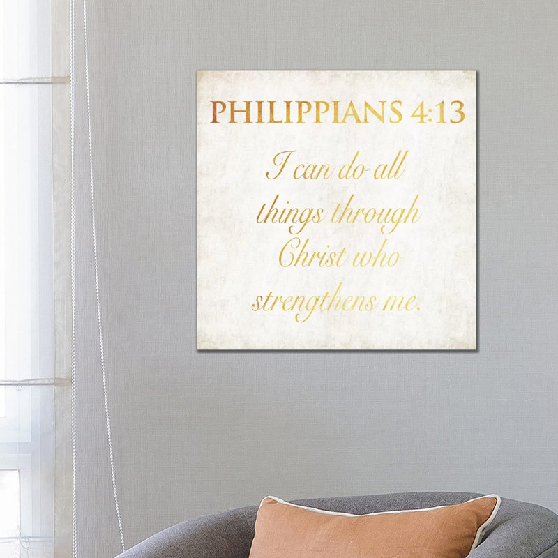Philippians by Jace Grey - Wrapped Canvas Gallery-Wrapped Canvas Giclée, 66.04 cm H x 66.04 cm W x 1.91 cm D