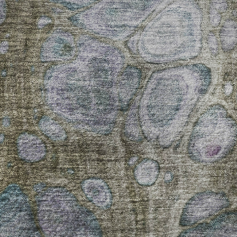 Premium Machine Washable Mayfield AMF1940 Abstract Rug, Rectangle 5' x 7'6"