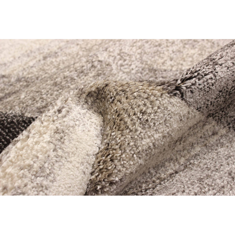 Tapis ivoire / brun Haslam, Rectangle 3 pi 11 po x 5 pi 7 po