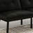 Adjustable Futon Sofa Bed With Velvet Fabric And Convertible Design-91295947