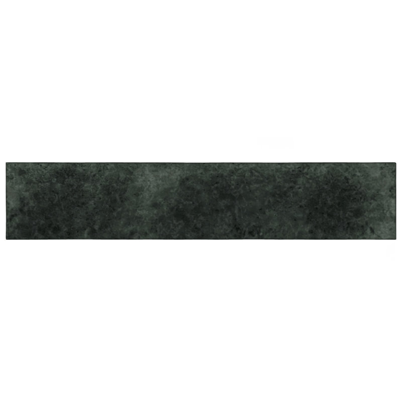 Menorca 2-1/2 In. X 12-7/8 In. Ceramic Wall Tile, Forest Black