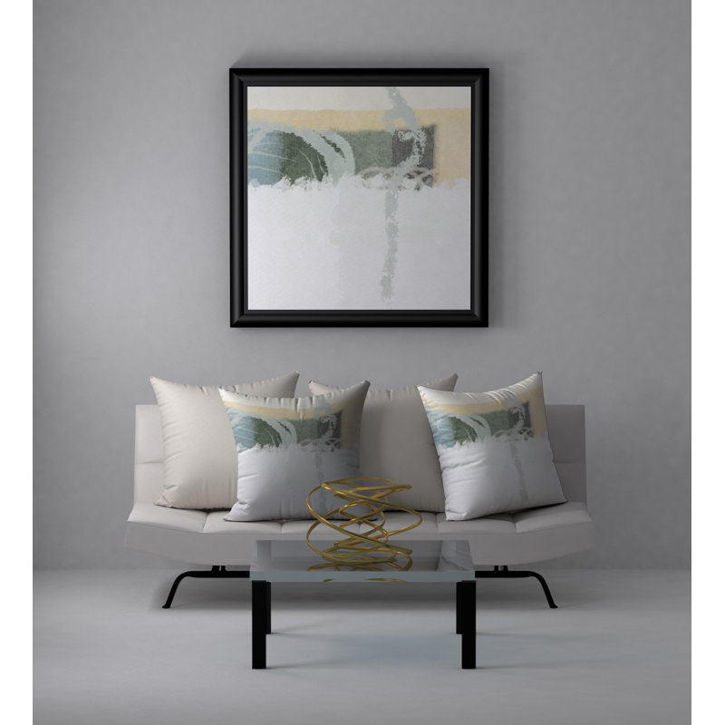 Délicieuse housse de coussin décorative carrée et insert, 20 po X 20 po