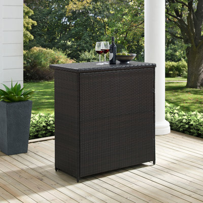 Emit Rectangular Wicker/Rattan Outdoor Bar Table