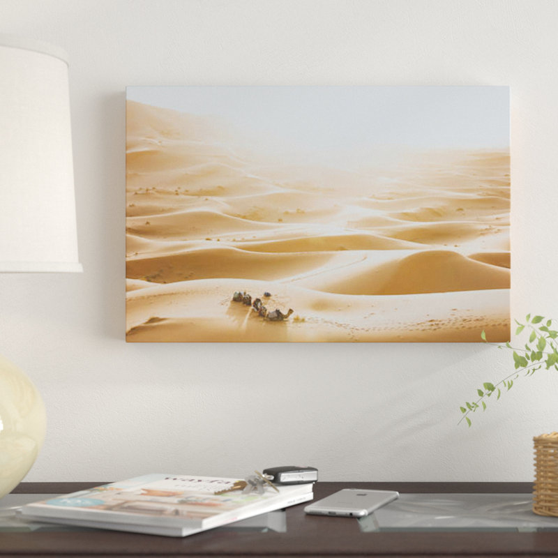 «Sahara Desert» par Luke Anthony Gram, impression sur toile tendue, H 18 po x l 26 po x P 1,5 po, Toile tendue, Pas de tapis