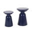 Ensemble de 2 tables d'appoint en fer Serenita-1643289979
