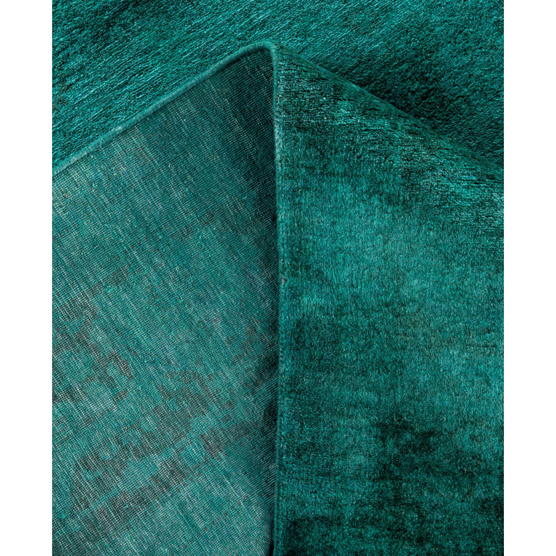 Overdyed One-of-a-Kind 6' 1" X 8' 10" Hand Knotted Area Rug