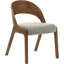 Chaise d'appoint rembourrée Woodson-1174640568