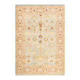 Classic One-of-a-Kind 6' 2" x 8' 9" Hand Knotted Area Rug