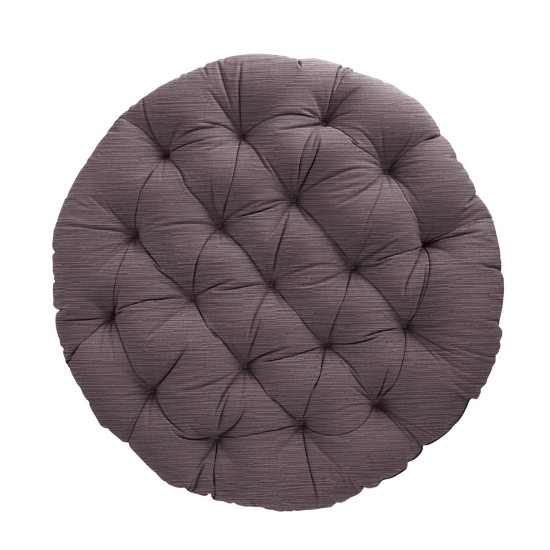 Coussin intérieur / extérieur Sunbrella Papasan, Figue, L 48 po x P 48 po, Velours