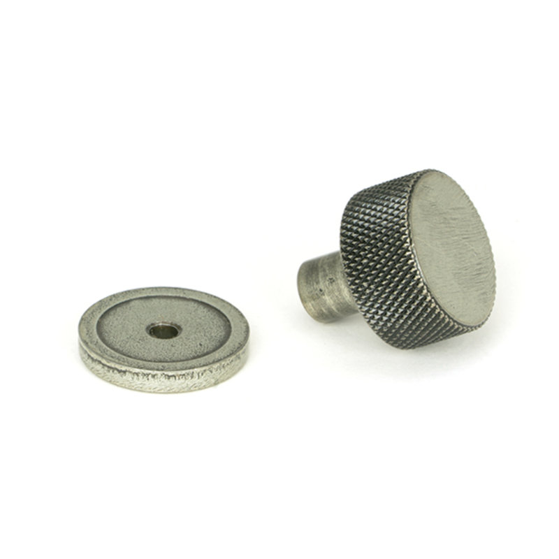 Round Knob, 2.5 cm, Pewter Patina