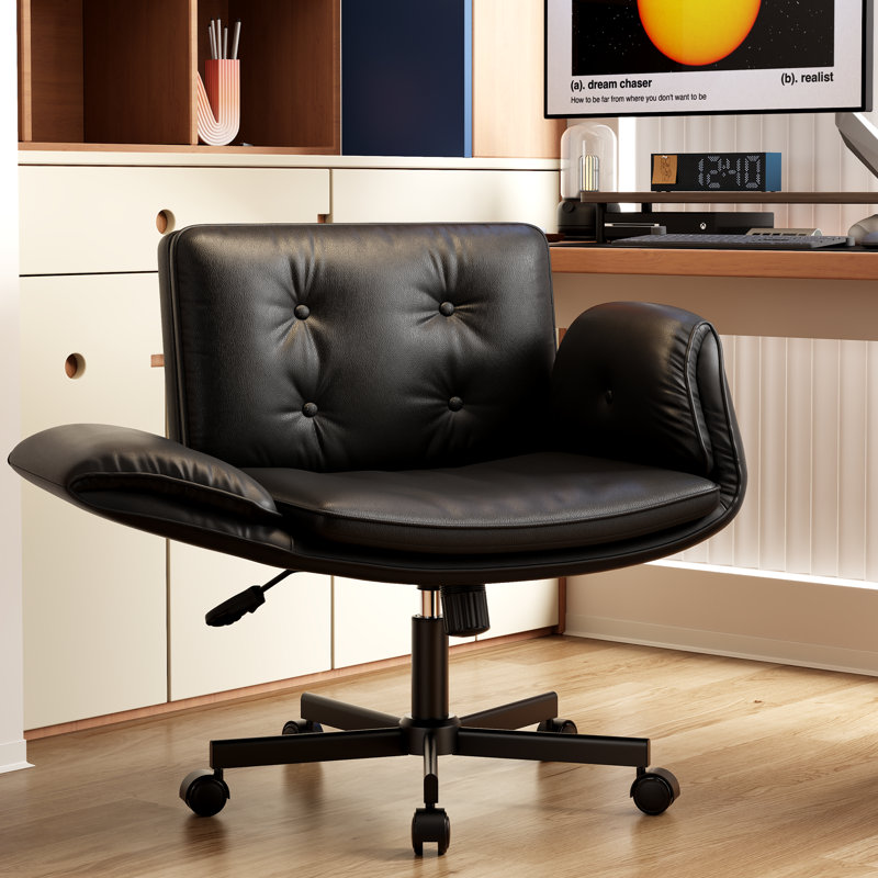  Fauteuil de bureau de direction avec repose-pieds, fauteuil de bureau ergonomique à haut dossier avec appui-tête réglable, fauteuil de bureau pivotant inclinable pour le bureau personnel