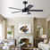 46" Modern Ceiling Fan With Lights And Remote