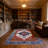 Living Room Rug 8x10 ft Blue and Red Area Rug Machine Washable Rug, Non Slip Vintage Rug Stain Resistant Indoor Large Carpet for Bedroom, Boho Rug, Distressed Retro Floor Rug for Classroom, Dorm, Dining Room-1055288504