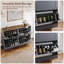 4 Drawer Shoe Cabinet with Oak Top Modern Shoe Storage For Hallway Living Room & Bedroom-420079315