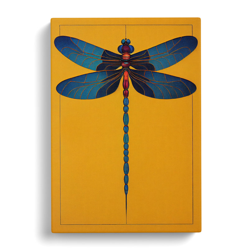 Striking Dragonfly - Wrapped Canvas, 50cm H x 35cm W x 3cm D