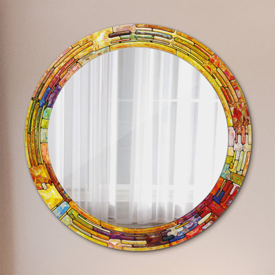 Huldar Glass Flat Wall Mirror