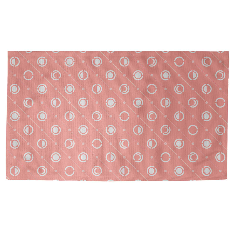 Skeffingt Polka Dots Indoor Rug, Rectangle 3' x 5'