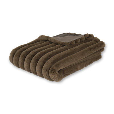 Abderraouf Ribbed Throw Blanket