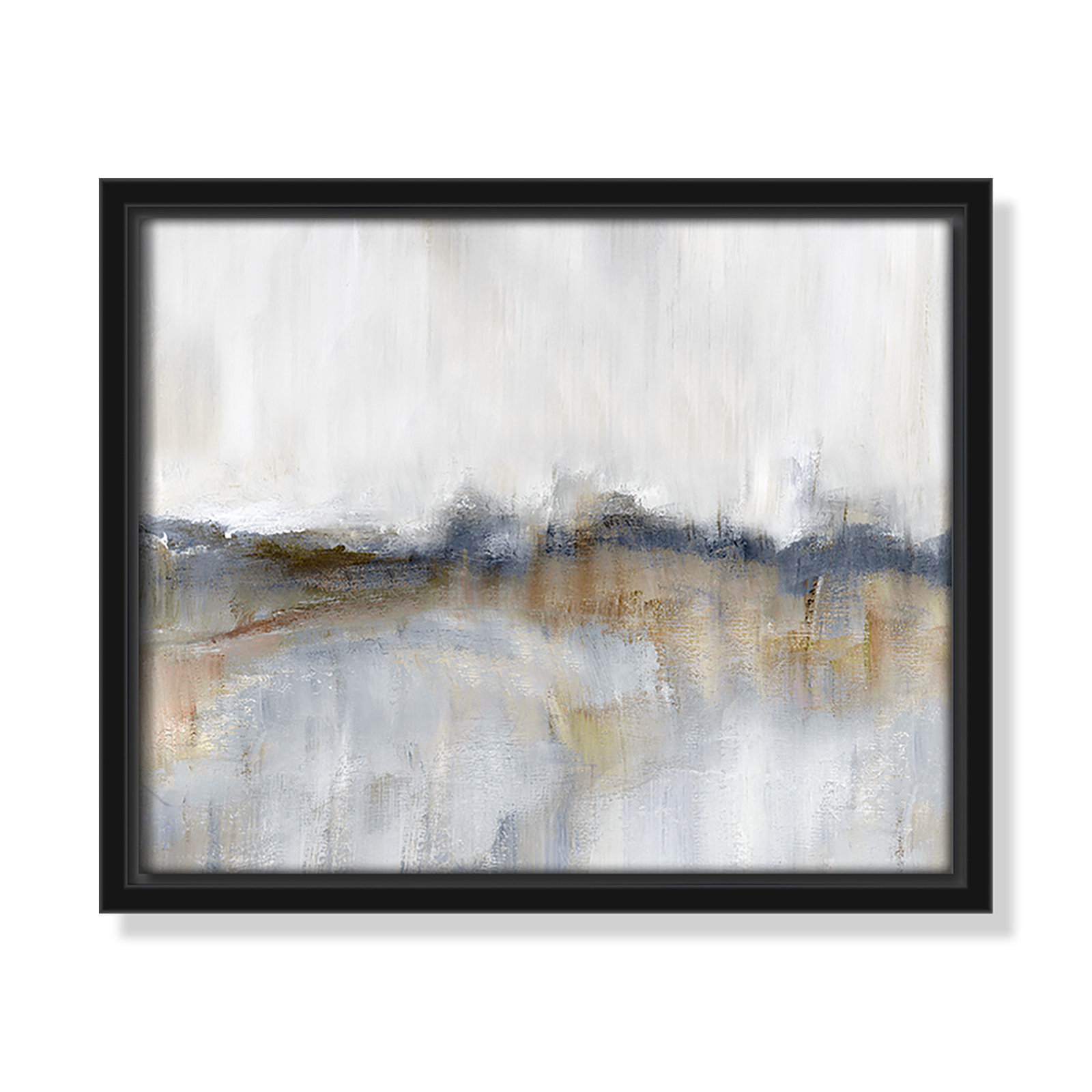 Autumnal Tide by Nan - Floater Frame Print on Canvas, 9.5" H x 11.5" W, Black