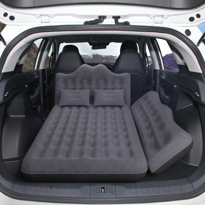 Eastchester Inflatable SUV Air Mattress Back Seat Camping Bed Thickened Car Sleeping Pad 69"L x 30"W x6"Th by Alwyn Home