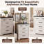 Commode 5 tiroirs 31 po avec anti-basculement