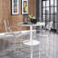 Fauteuil avec accoudoirs en transparent
