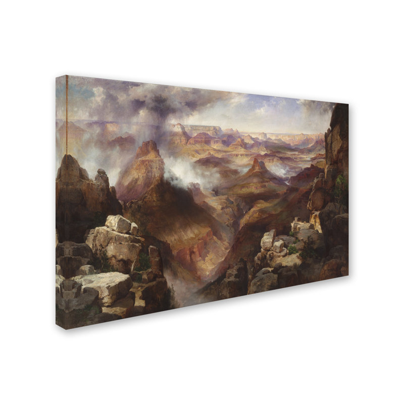 Grand Canyon Landscape Gallery-Wrapped Canvas Art by Thomas Moran