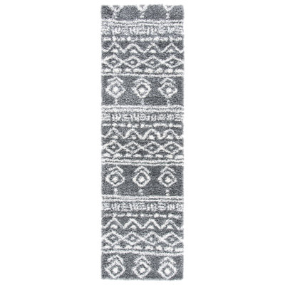 Mackey Southwestern Ivory/Gray Area Rug