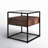 Secaucus Glass Top End Table with Storage